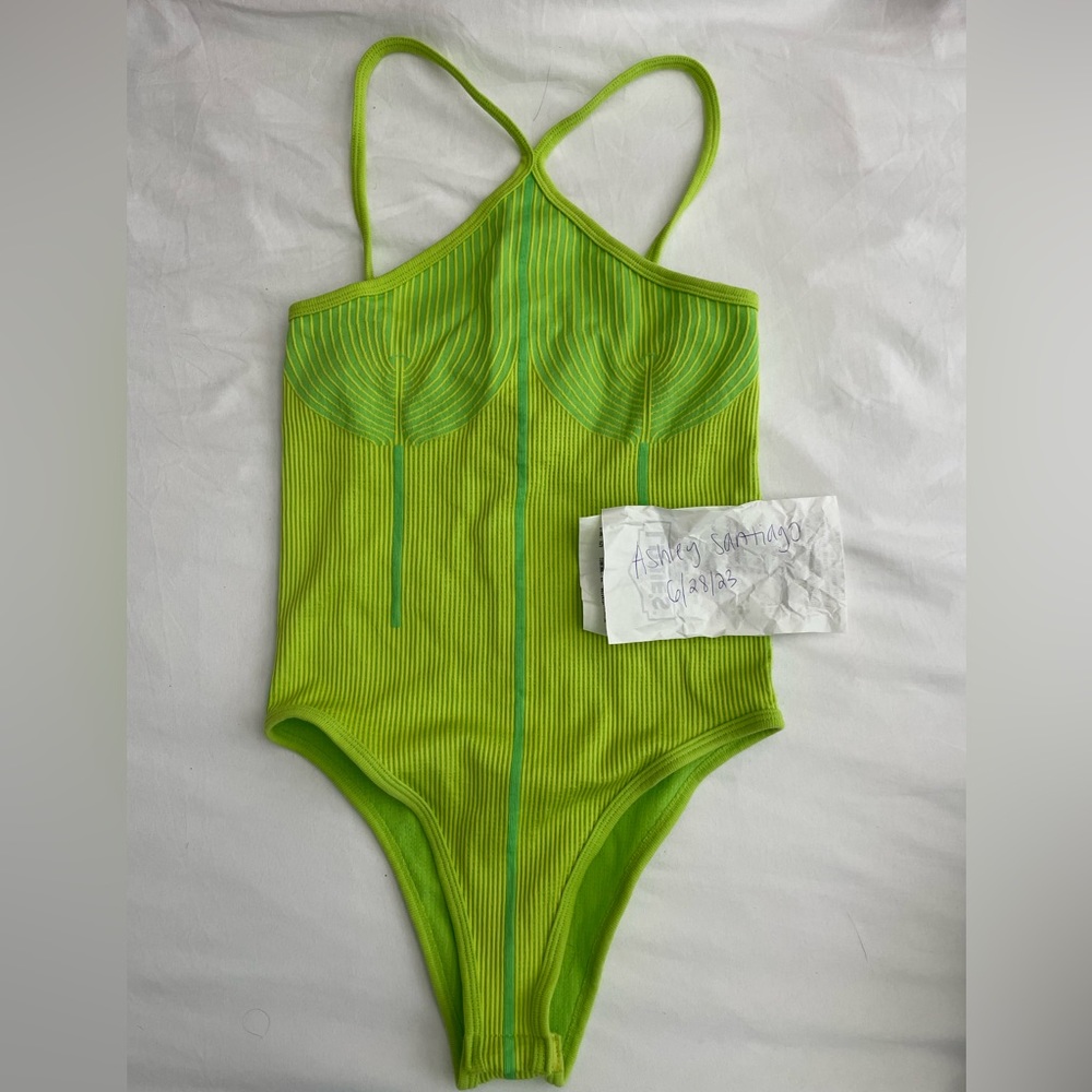 Green neon bodysuit